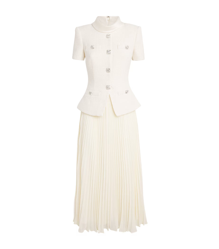 The "Gallery" Tweed Midi Dress Winteres