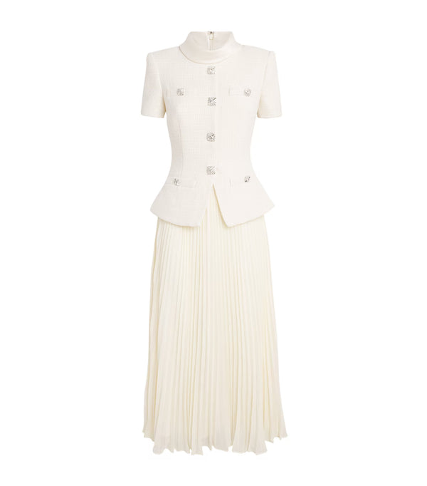 The "Gallery" Tweed Midi Dress Winteres