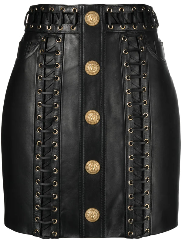Scheana Shay Buttons Leather Clothing Winteres