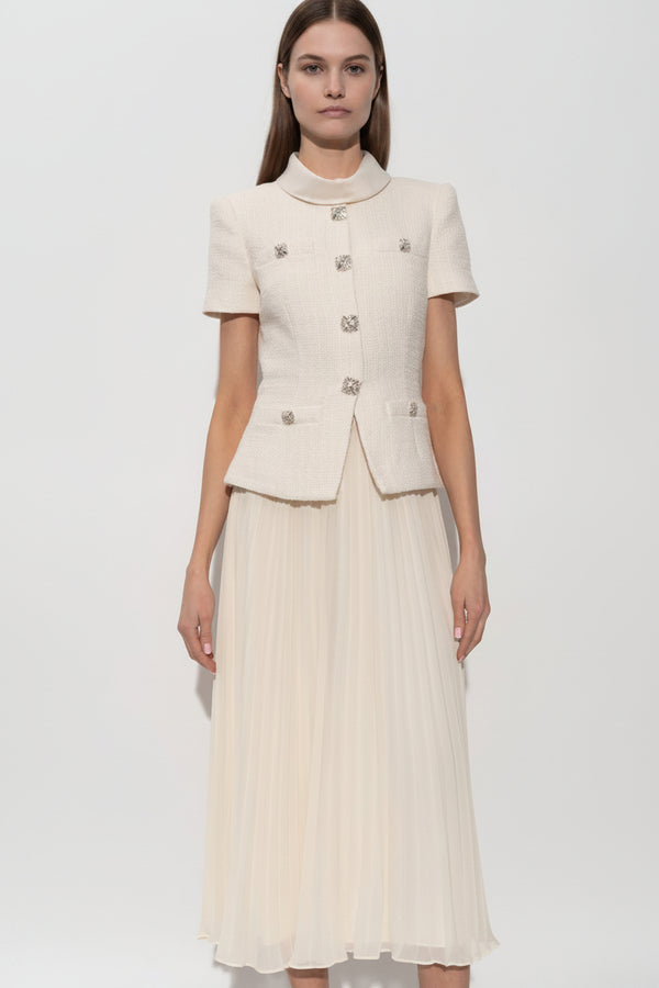 The "Gallery" Tweed Midi Dress Winteres
