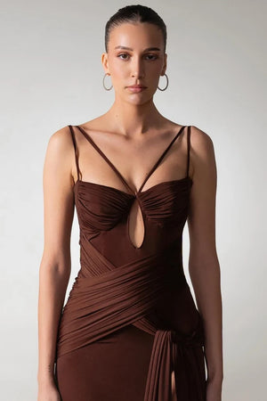 Marianne Draped Maxi Dress