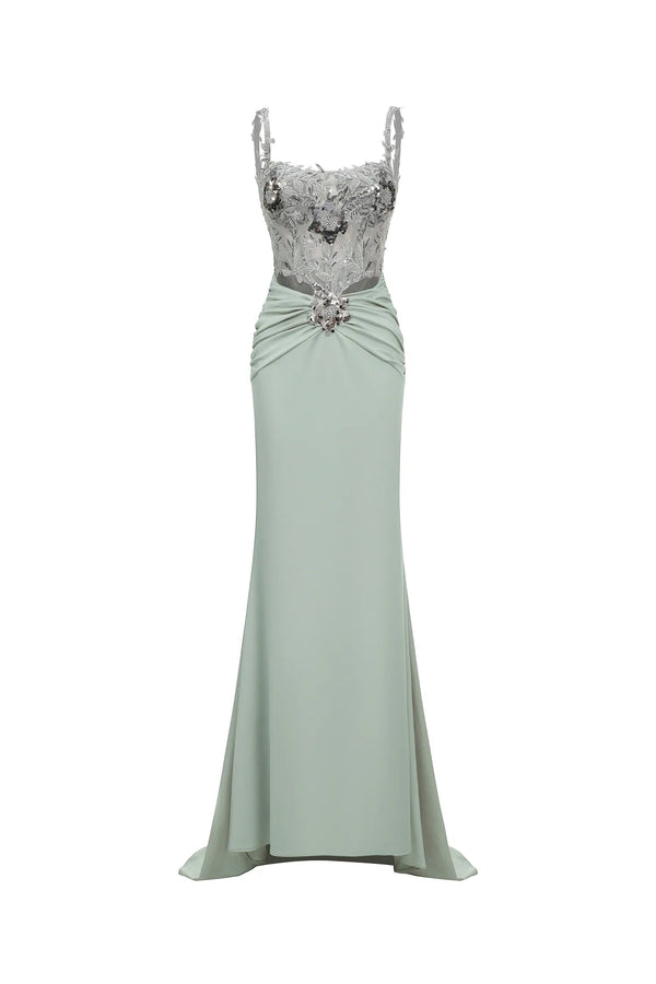 Embroide Maxi Dress Winteres