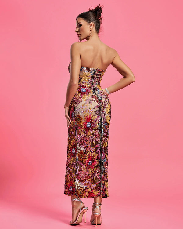 Rosa Embroidery Maxi Dress Winteres