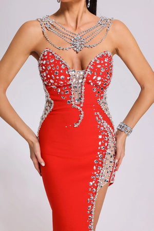 Porsha Strapless Maxi Dress Winteres