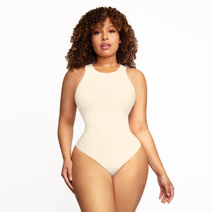Seamless One-Piece Thong Bodysuit