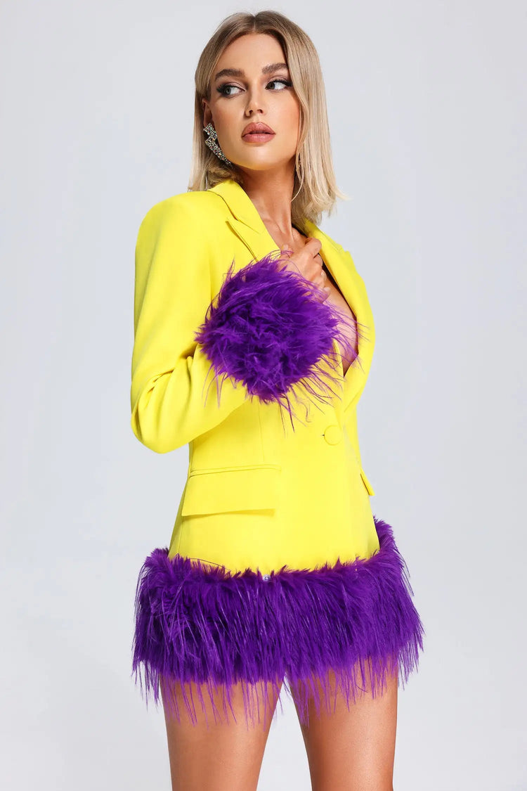 Cherry Blazer Dress Winteres