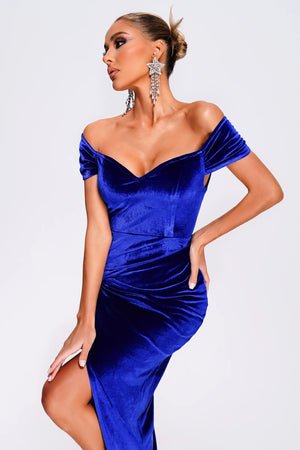 Foxxy Elegant Slit Maxi Dress Winteres
