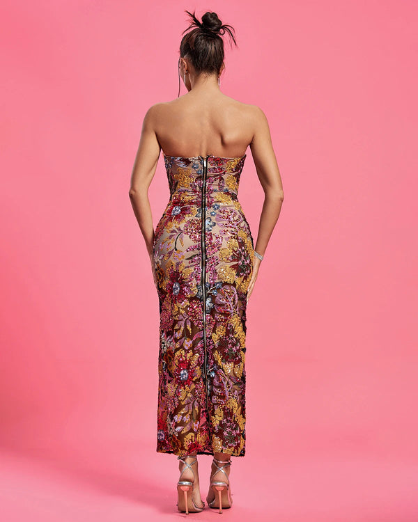 Rosa Embroidery Maxi Dress Winteres