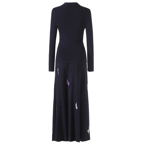 Caitlin Cardigan & Midi Skirt Set Winteres